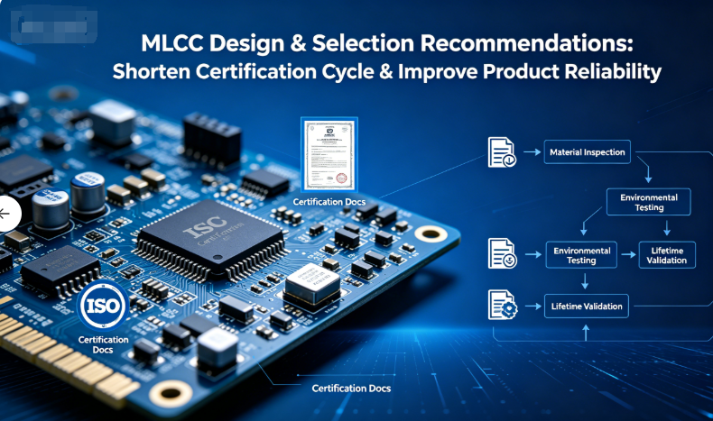 For electronic R&D engineers and product manufacturers, reasonable MLCC selection is the core key to accelerate project certification progress and reduce long-term failure risks.

Unreasonable component selection will lead to repeated testing delays, prol